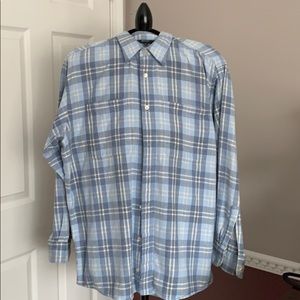 Hugo Boss men’s cotton flannel shirt